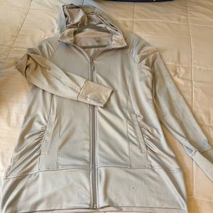 Gently used athletic workout zip up jacket
